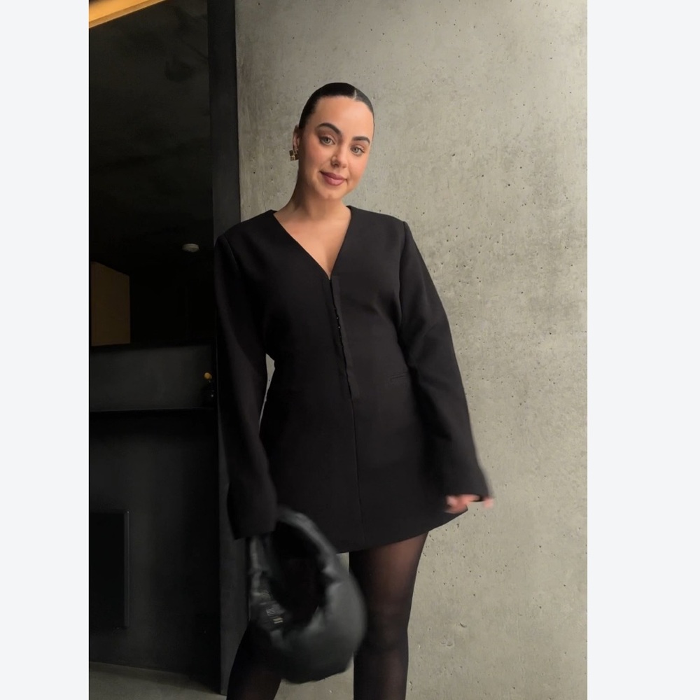 DISSH Black Blazer Mini Dress